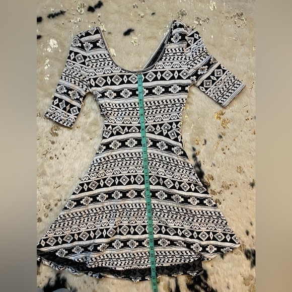 𝅺ALTAR’D State Women’s A Line Dress Black and White Size Small - Picture 6 of 8